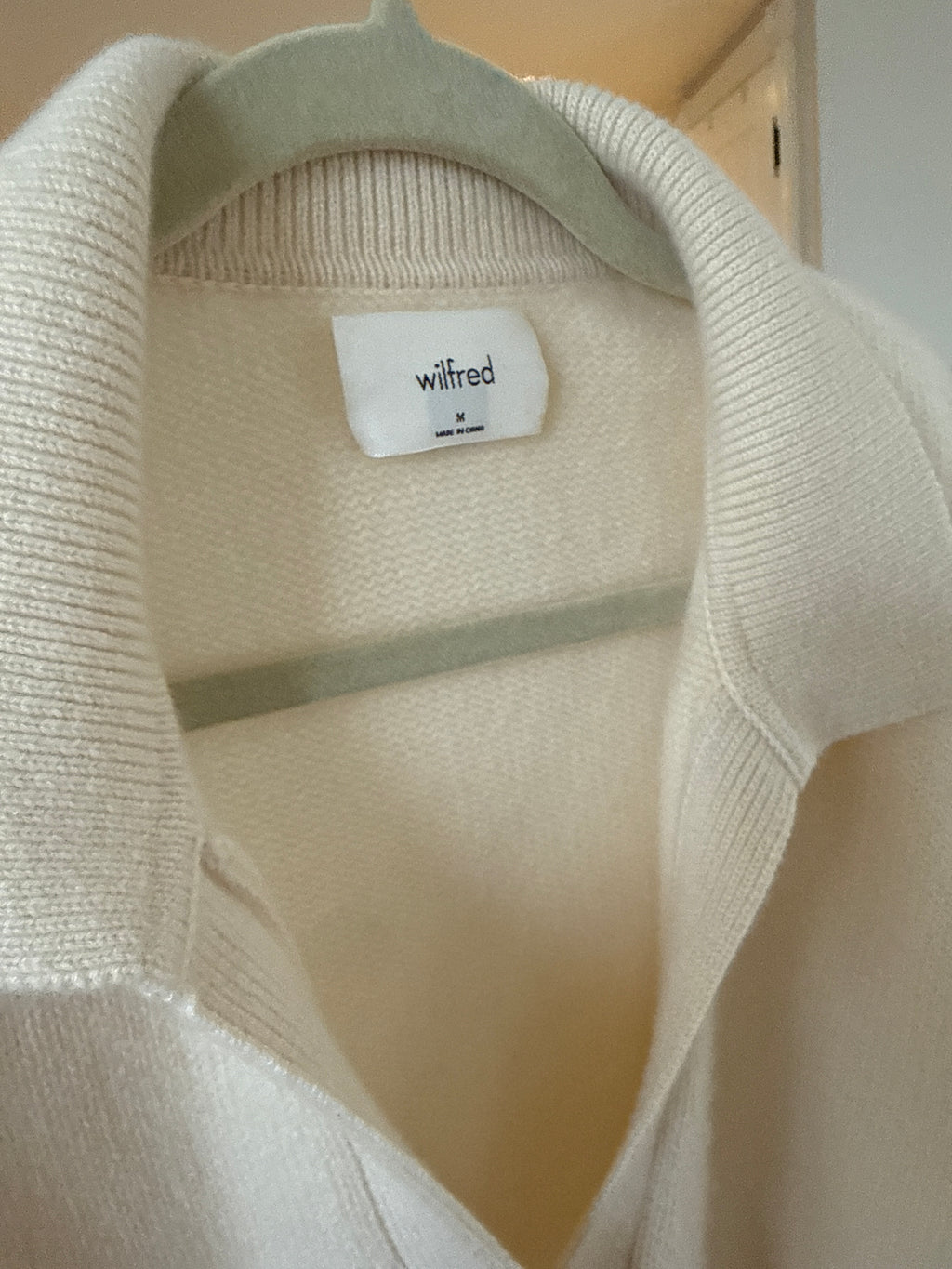 Wilfred Cashmere Polo size Medium