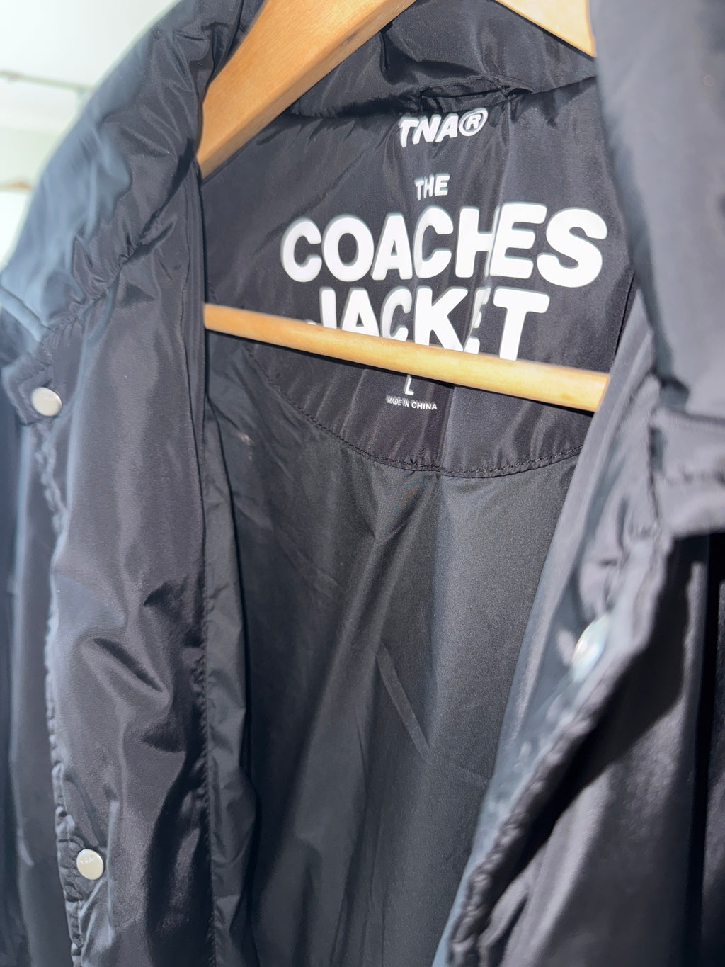 TNA Coaches Jacket size Large