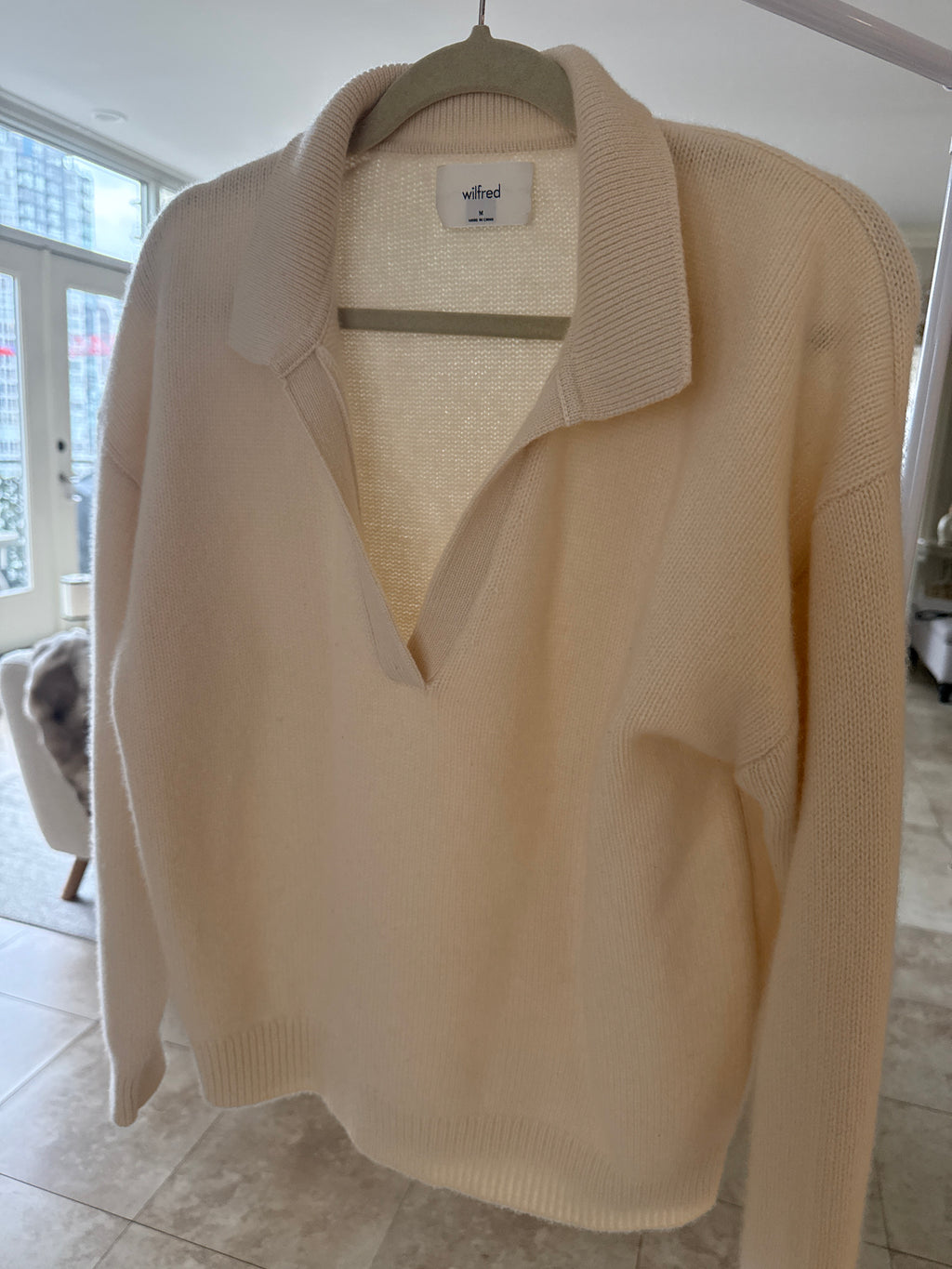 Wilfred Cashmere Polo size Medium