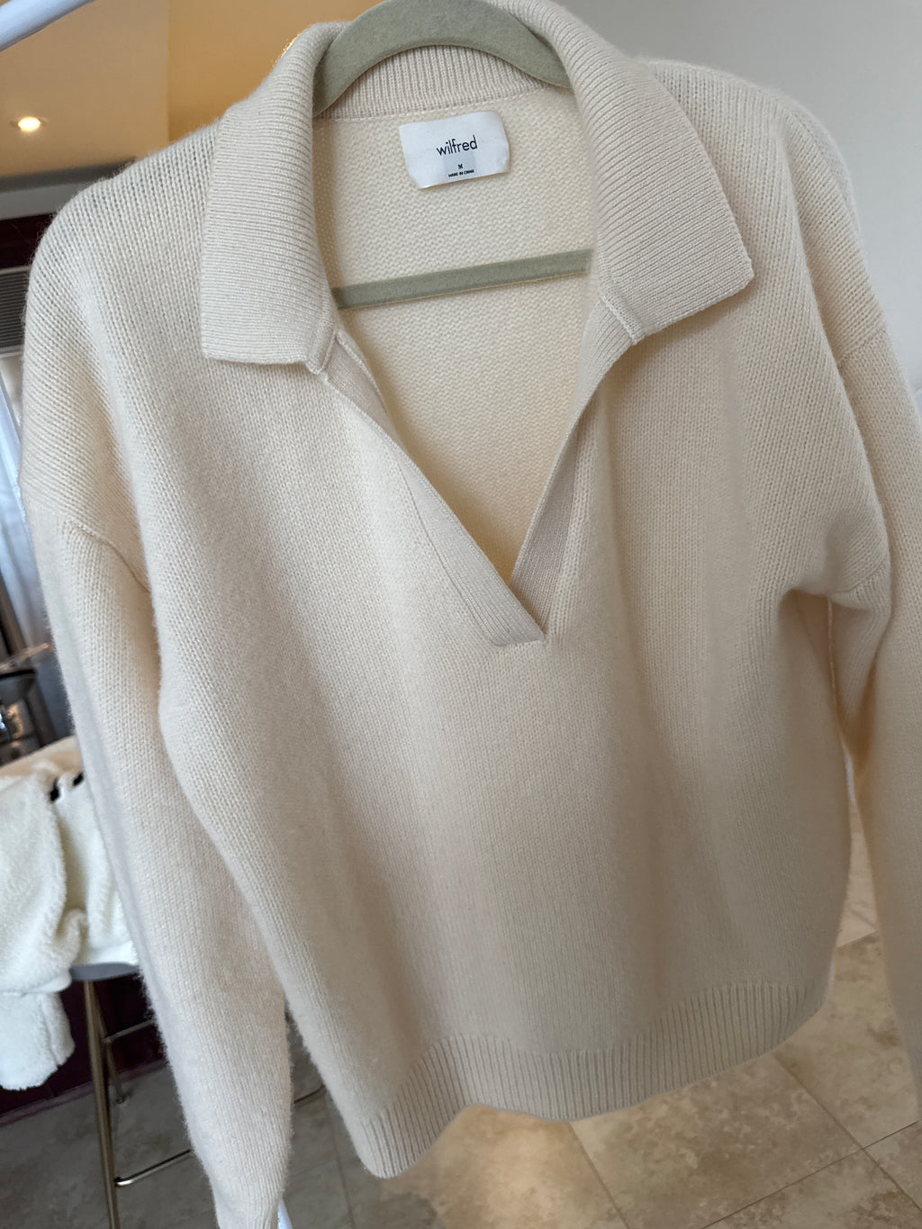 Wilfred Cashmere Polo size Medium