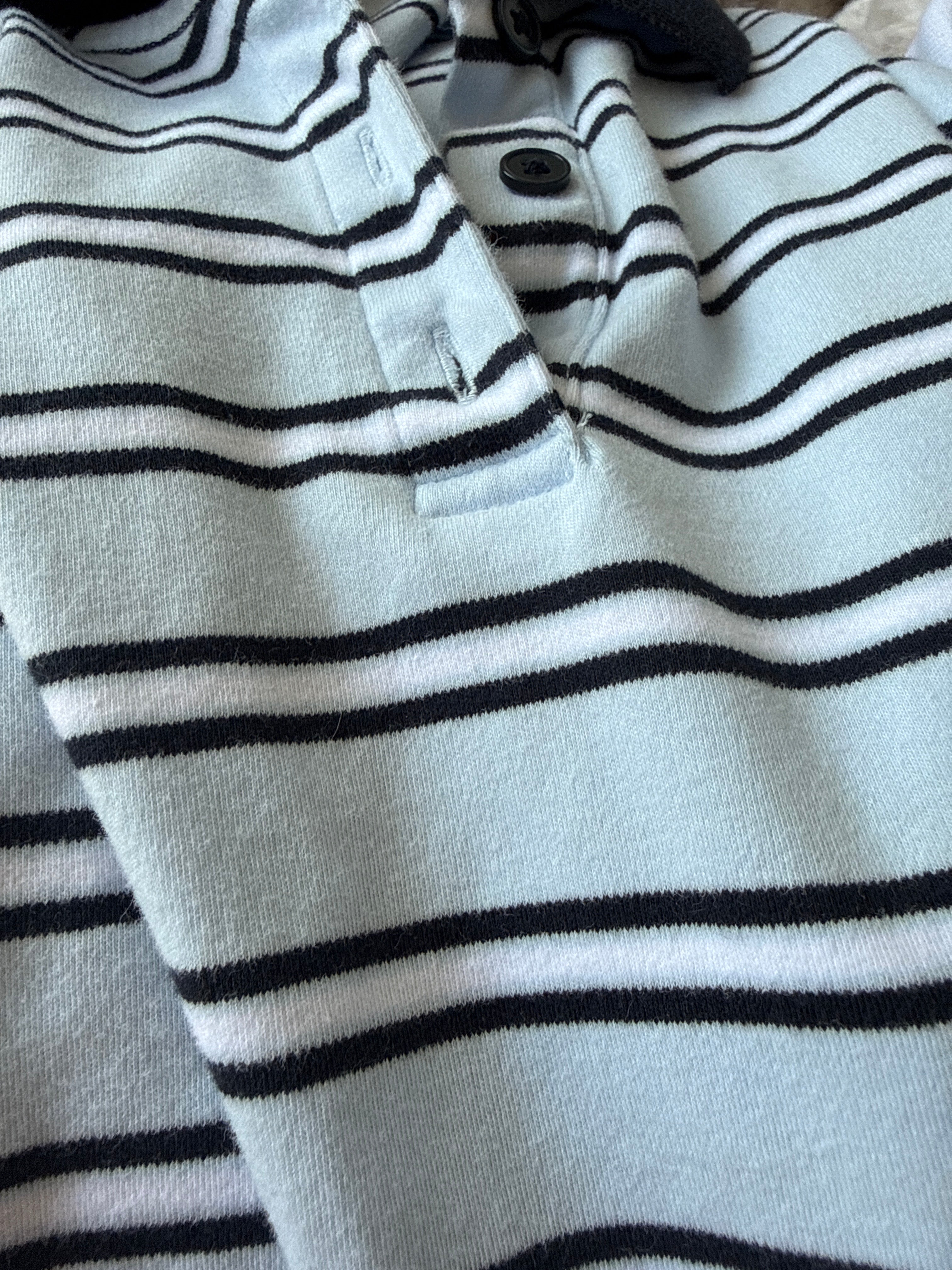 Babaton Interlock cotton stripe Polo