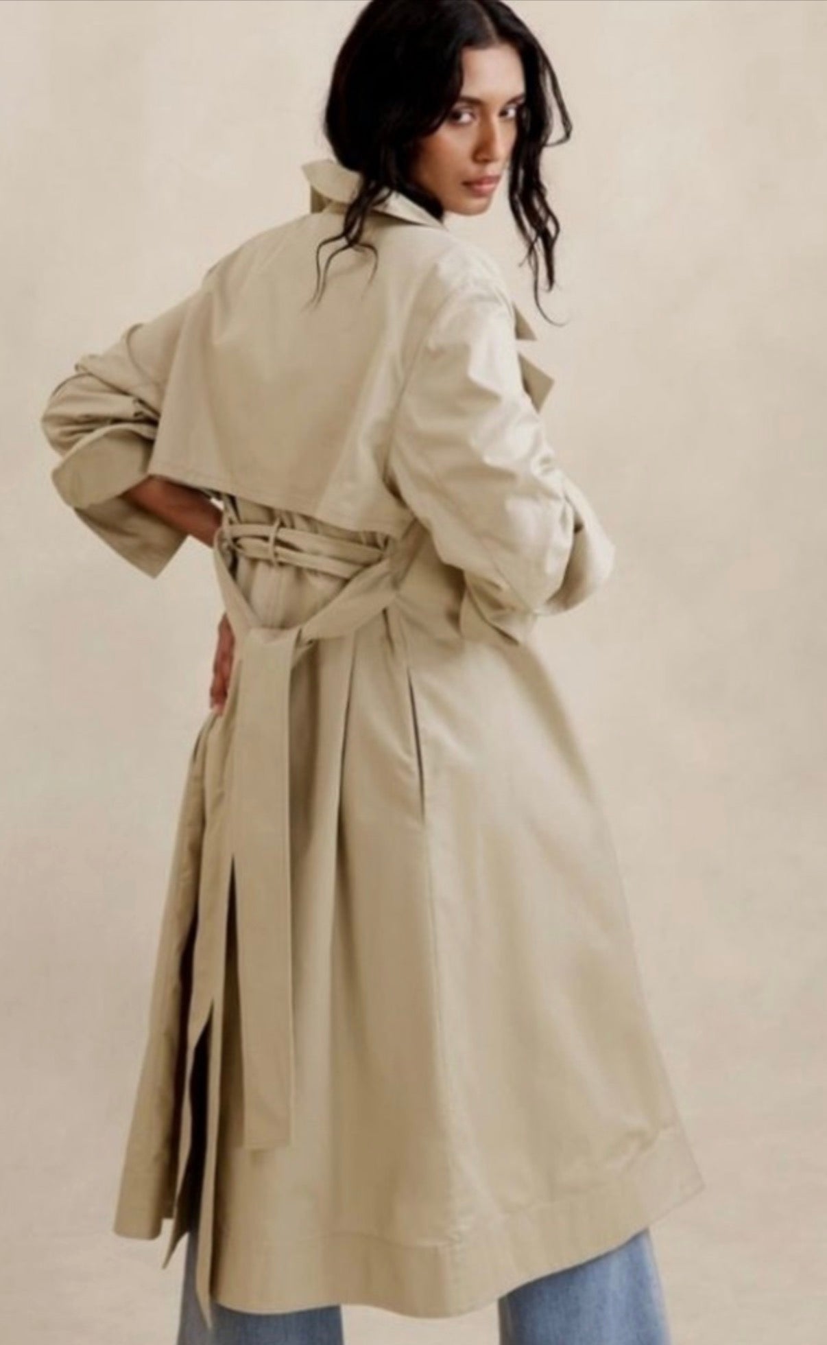 Banana Republic Cotton Trench Coat
