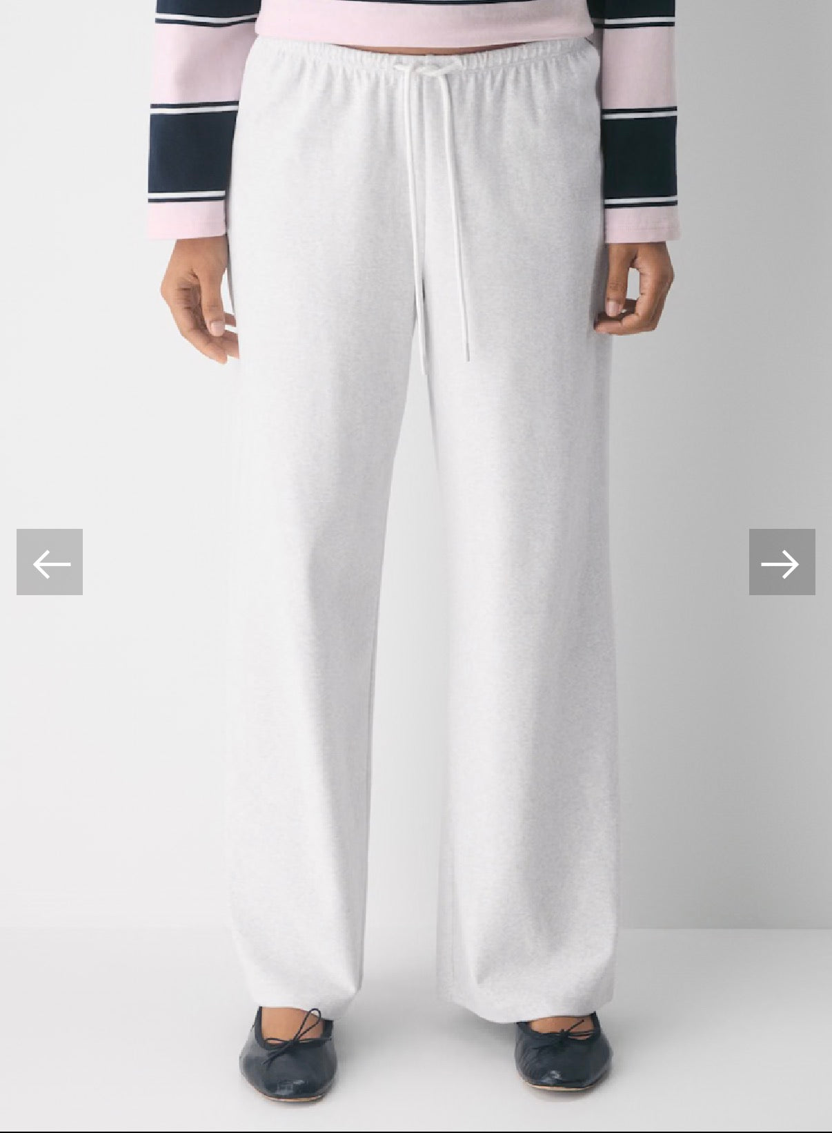 Sunday Best Gilmore Pant heathered white