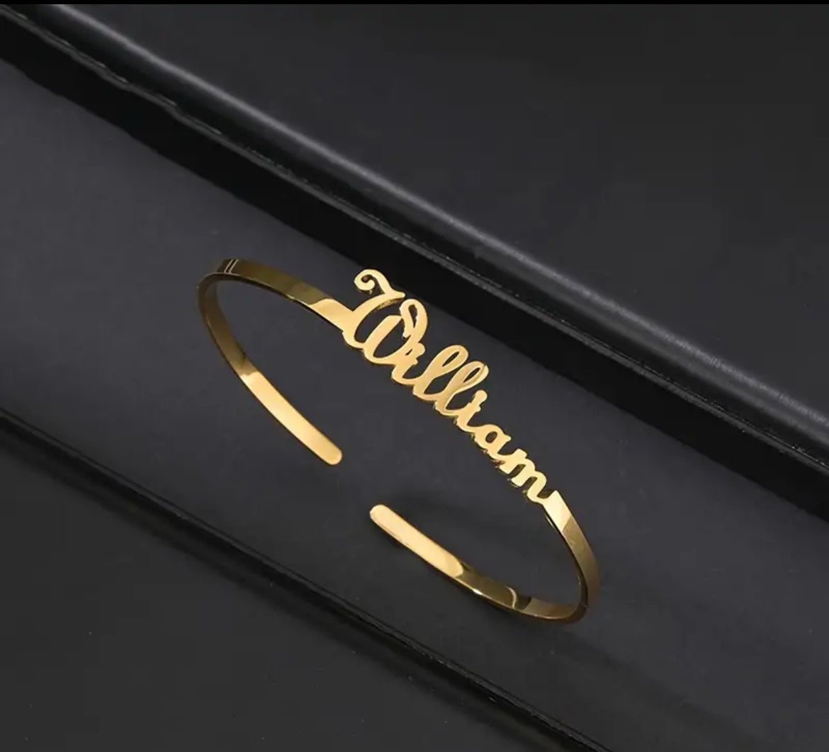 Monogram Cuff Bracelet