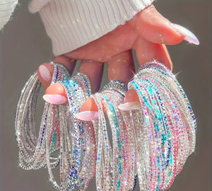 Stackable Color Diamond Tennis Bracelet