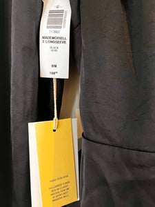 WILFRED BLACK SATIN DRESS