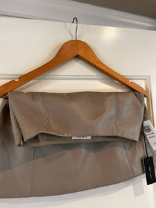 BABATON VEGAN LEATHER MINI SKIRT