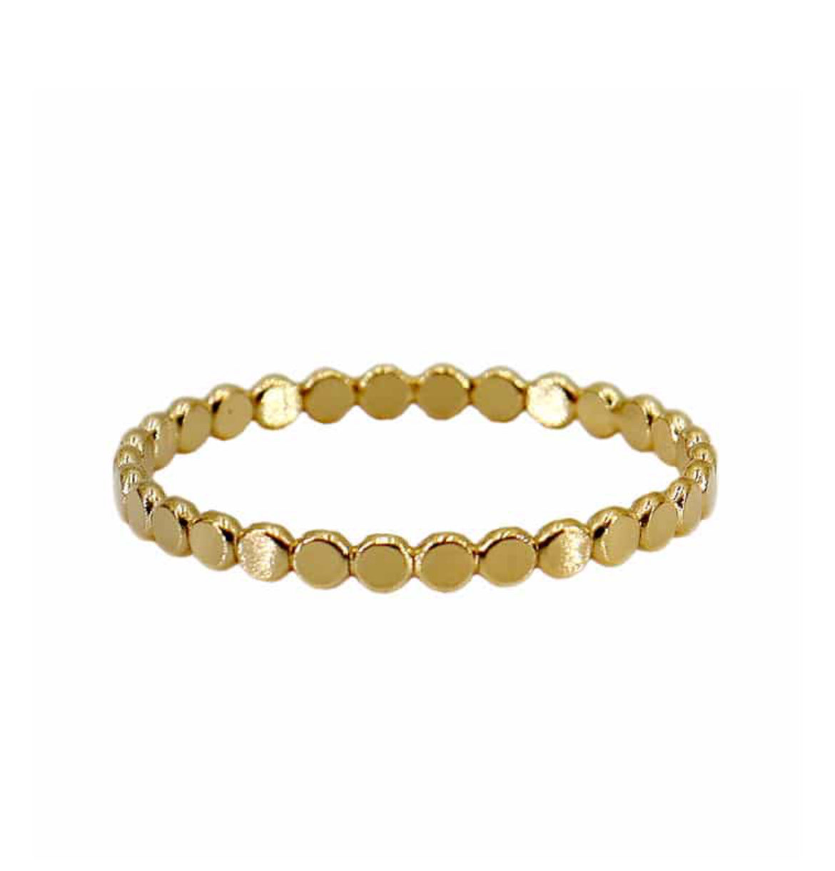 Gold Fill Beaded Ring