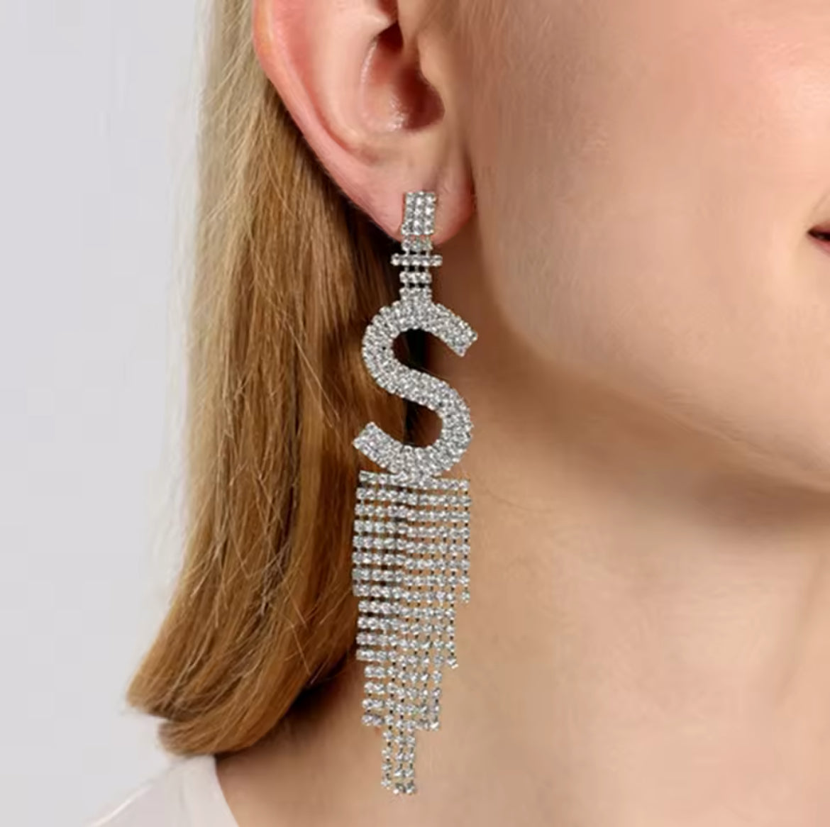 Rhinestone TS Earring