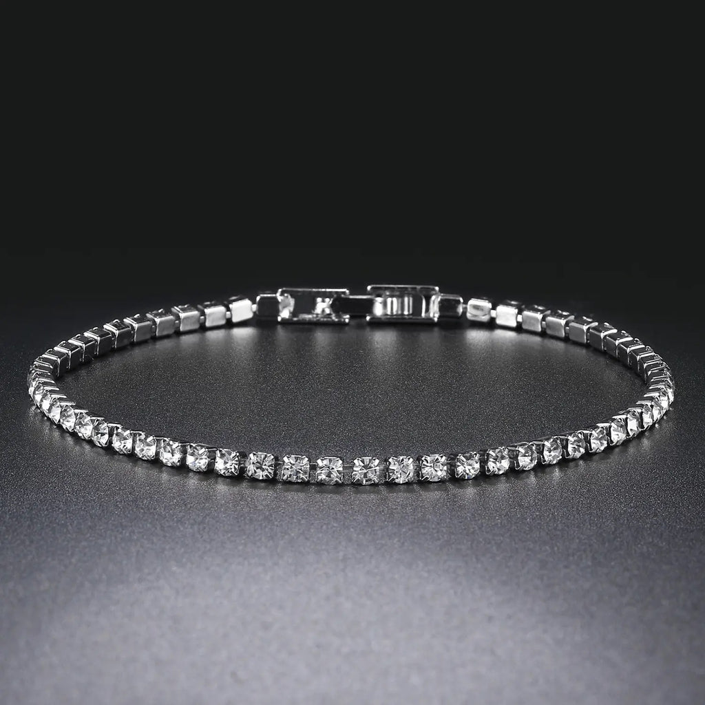 Diamond Tennis Bracelet (2MM, 3MM, 5MM)