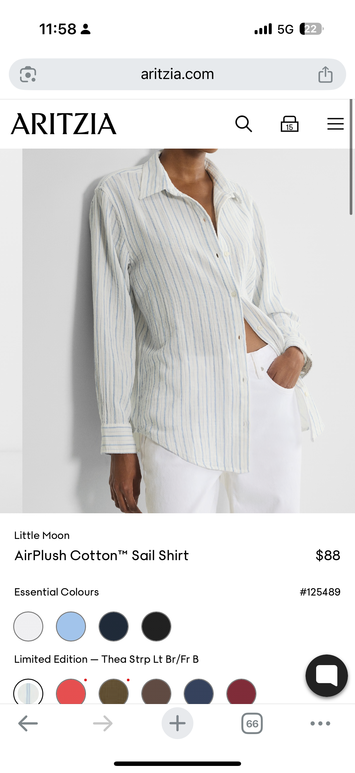 Airplush Cotton SAIL SET (Shirt & Shorts)