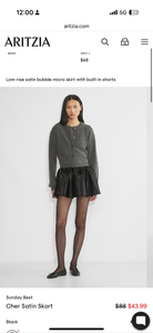Sunday Best Cher Satin Skort