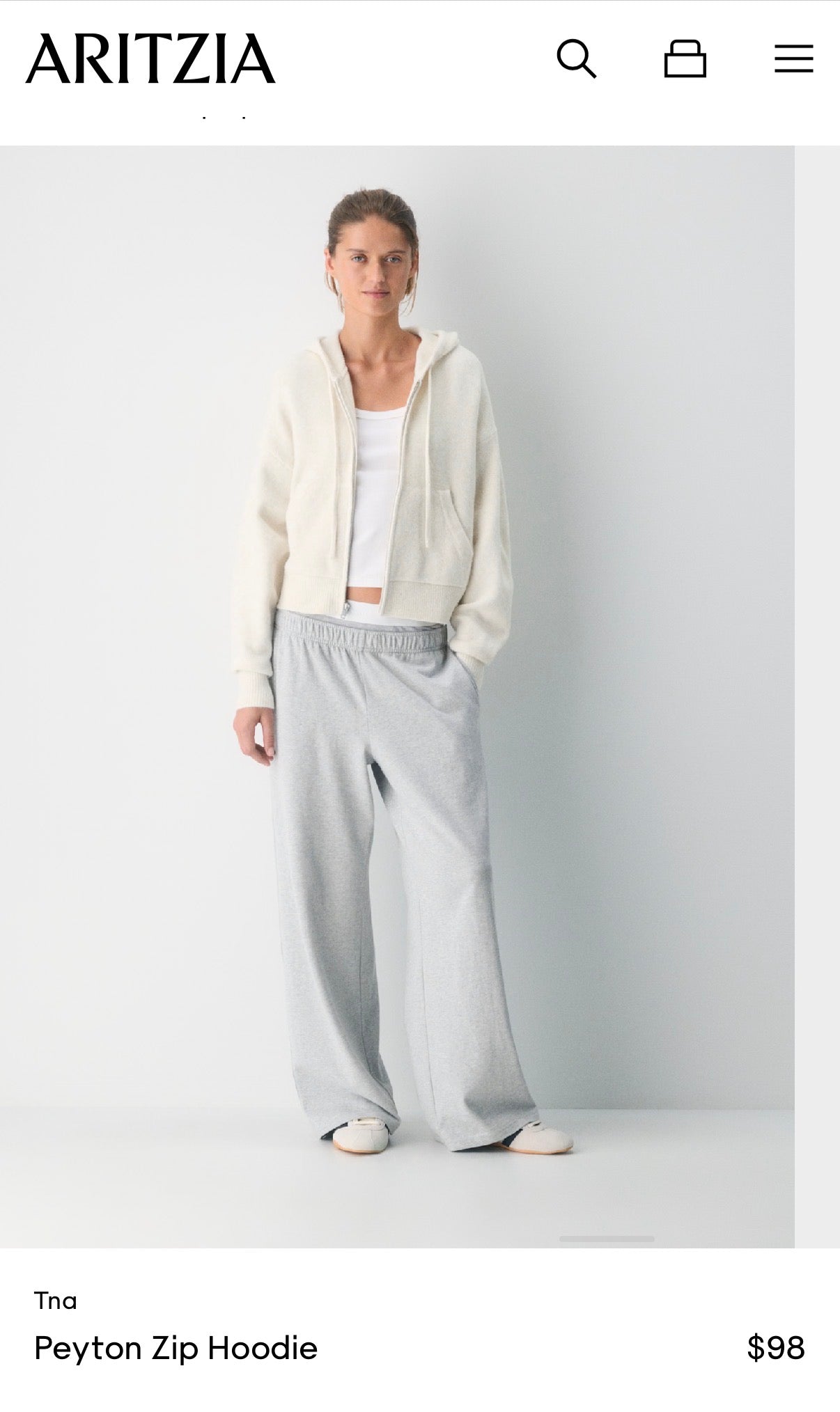 TNA Peyton Zip Hoodie