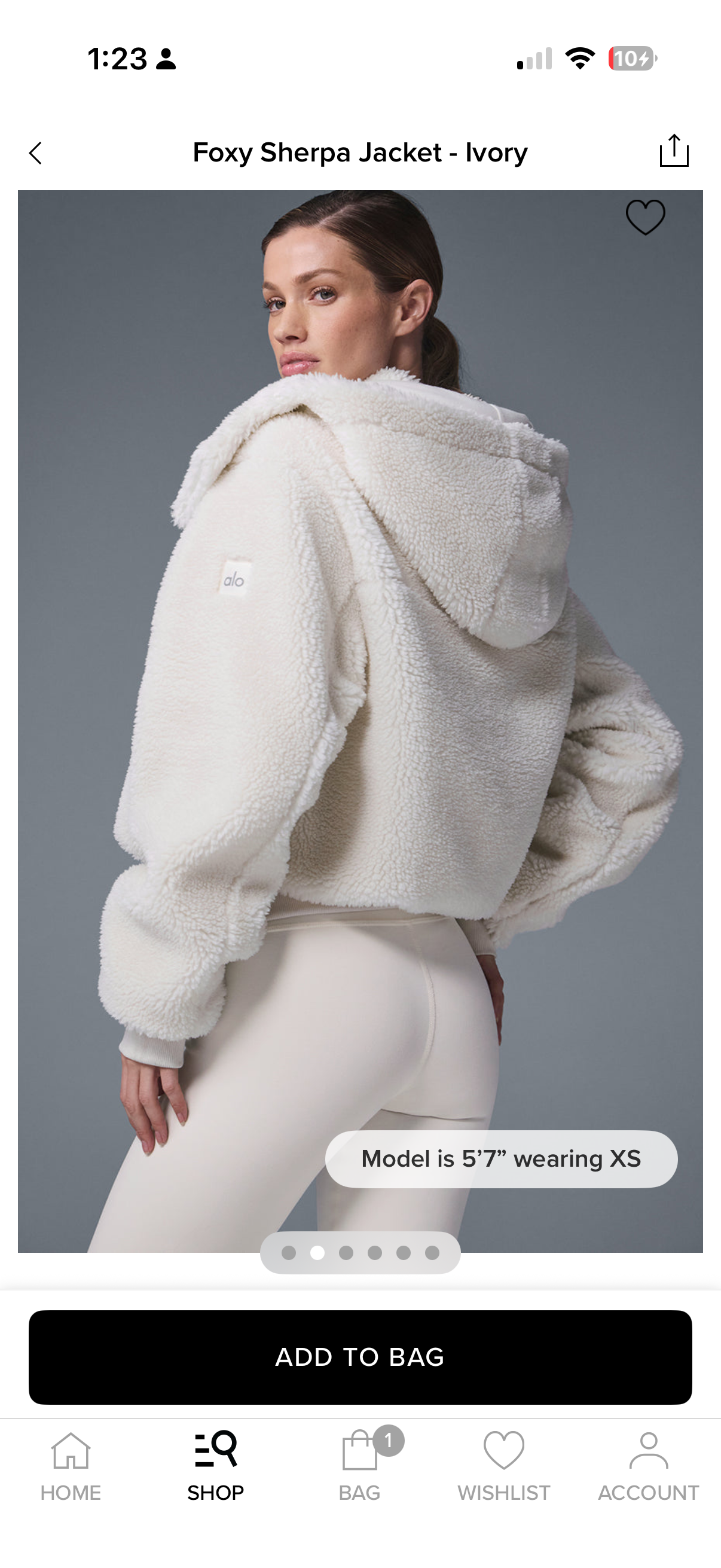 Alo Foxy Sherpa Jacket