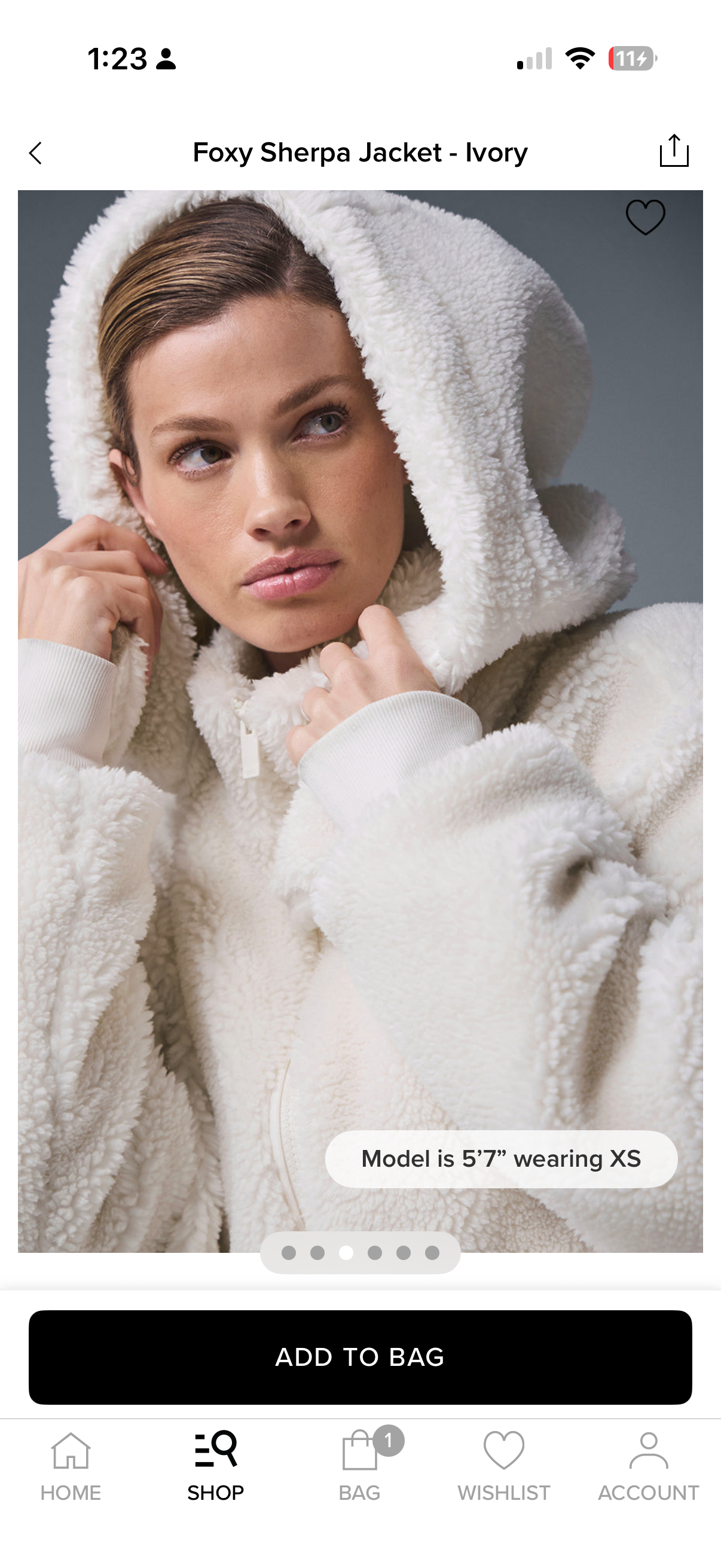 Alo Foxy Sherpa Jacket