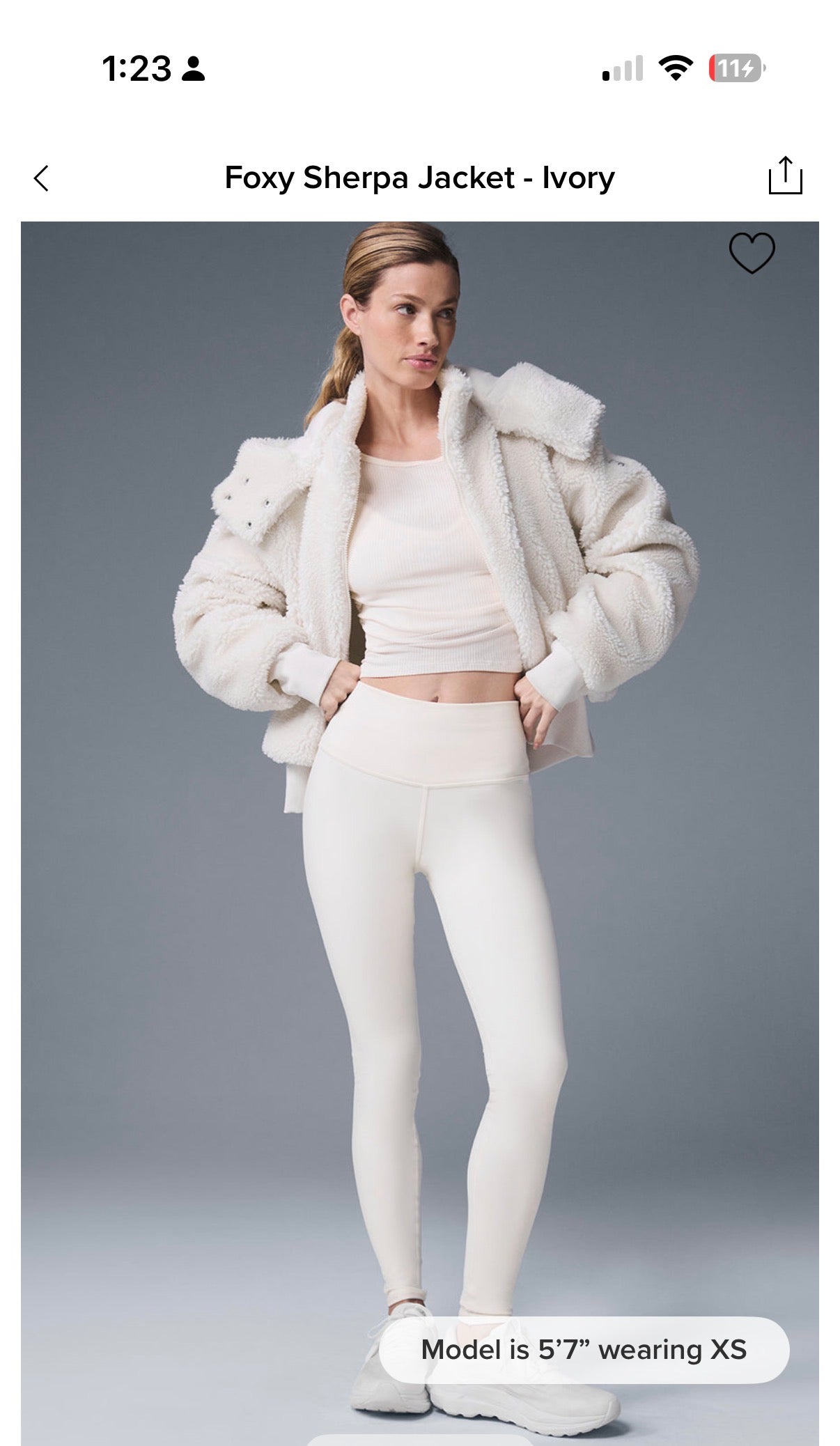 Alo Foxy Sherpa Jacket