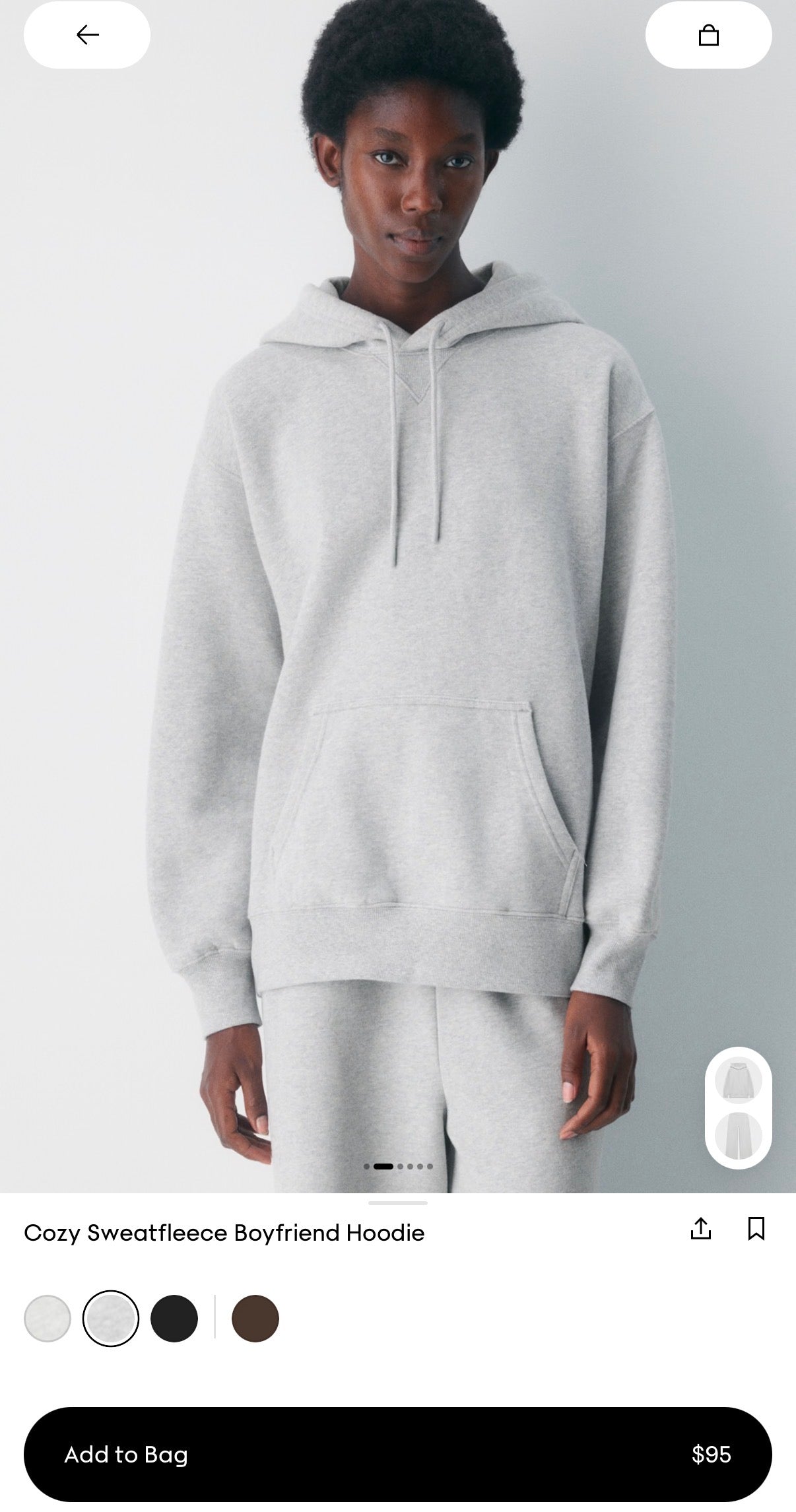 TNA Cozy Sweatfleece Perfect Hoodie