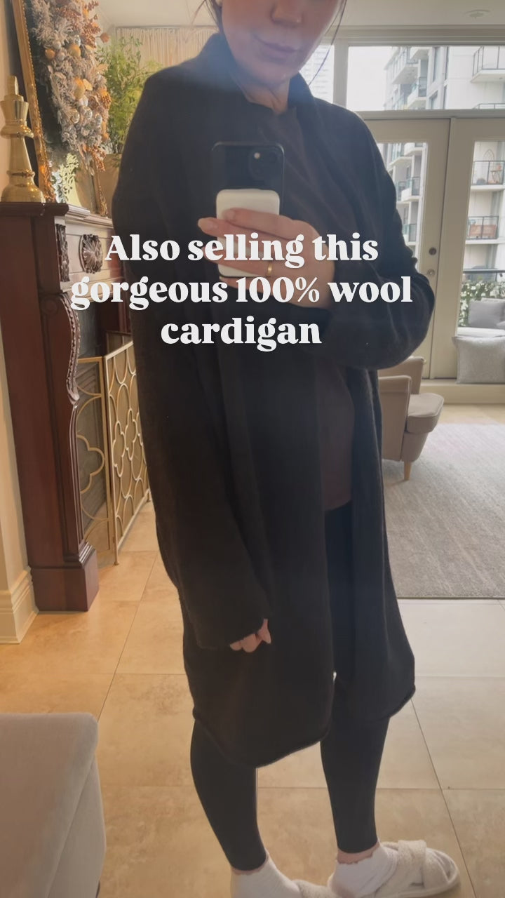 BABATON 100% WOOL CARDIGAN