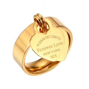 Forever Love NYC Dangle Ring
