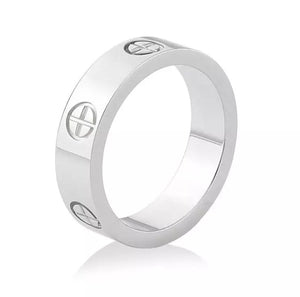 Mathilde Diamond Ring Silver